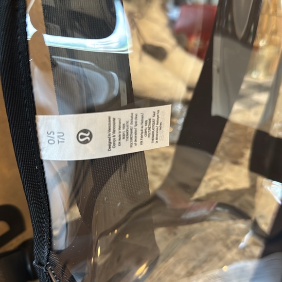 Lululemon brand new with tags never used sold out clear backpack￼ - Picture 6 of 6